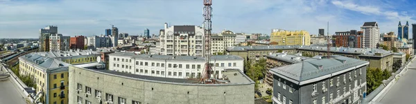 Hermoso Original Panorama Hermoso Fondo Vista Paisaje Panorama Ciudad Edificio —  Fotos de Stock