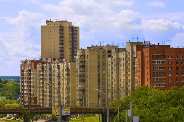 Novosibirsk Rusland Juli 2009 Mooie Achtergrond Landschap Uitzicht Panorama Van — Stockfoto