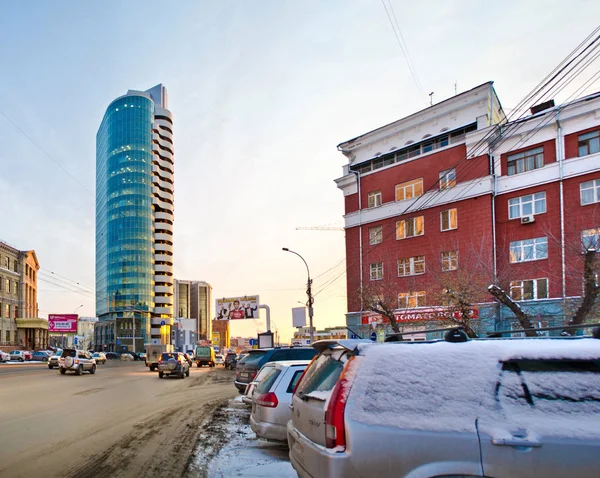 Novosibirsk Russland Dezember 2011 Schöner Hintergrund Und Blick Landschaft Und — Stockfoto