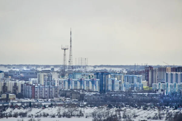 Novosibirsk Russia Aprile 2013 Panorama Bellissimo Originale Bella Vista Sfondo — Foto Stock