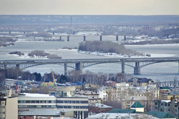Nowosibirsk Russland April 2013 Schönes Und Originelles Panorama Schöne Aussicht — Stockfoto