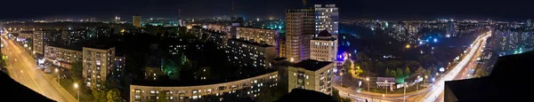 Novosibirsk Rusia Septiembre 2012 Hermoso Fondo Vista Paisaje Panorama Ciudad — Foto de Stock