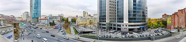 Novosibirsk Rusia Septiembre 2011 Hermoso Fondo Vista Paisaje Panorama Ciudad —  Fotos de Stock