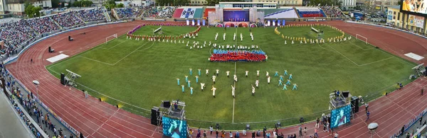 Novosibirsk Rusko Června 2013 Krásné Pozadí Zobrazení Krajina Panorama Sportovní — Stock fotografie