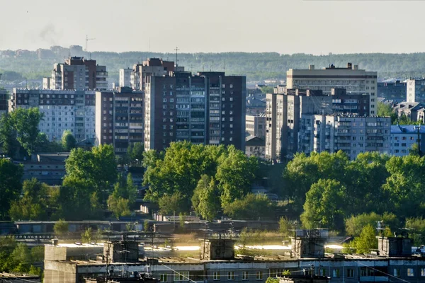 Bellissimo Sfondo Vista Paesaggio Panorama Della Città Diurna Della Capitale — Foto Stock