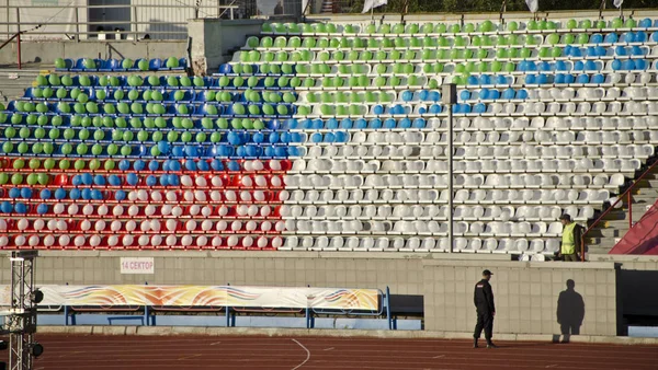 Novosibirsk Rusko Června 2013 Krásné Pozadí Zobrazení Krajina Panorama Sportovního — Stock fotografie