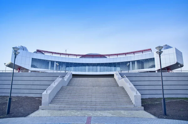 Schöne Stadtansichten Und Hintergründe Schöner Hintergrund Aussicht Landschaft Panorama Moderner — Stockfoto