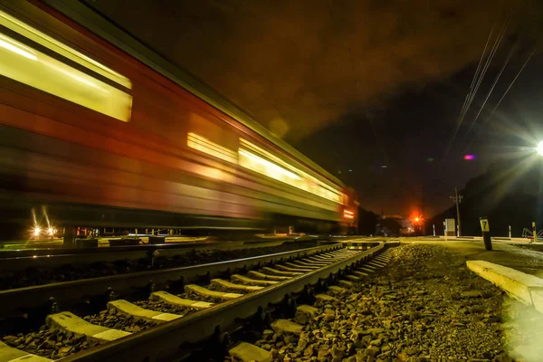 Bella Vista Sfondo Paesaggio Panorama Della Stazione Ferroviaria Stazione Grembiule — Foto Stock