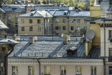 Cityscape ve evleri.