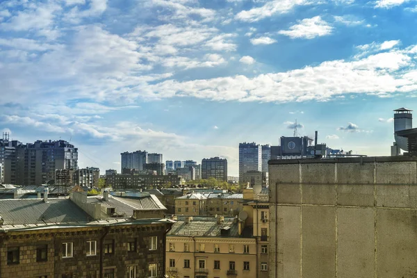 Stadtbild und Häuser. — Stockfoto