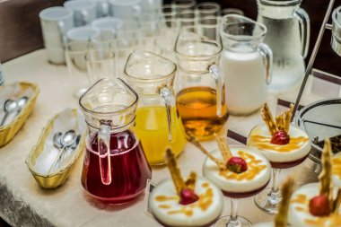 Güzel manzarası ve gıda.