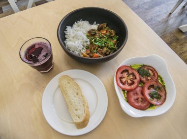 Güzel manzarası ve gıda.