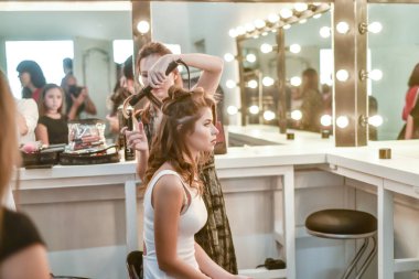 Makyaj güzel görünümü.