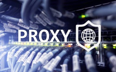 Proxy sunucusu, Vpn, sanal özel ağ teknolojisi. Siber güvenlik.