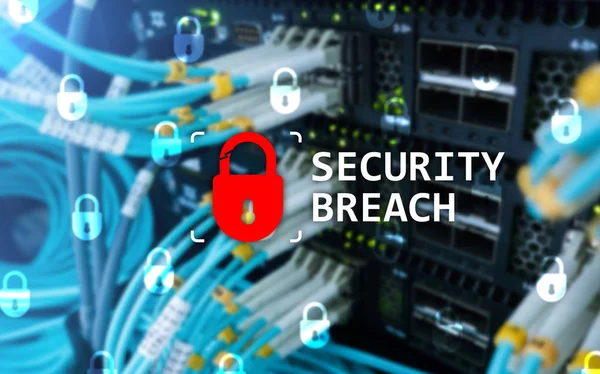 Detección Violación Seguridad Protección Cibernética Privacidad Información — Foto de Stock