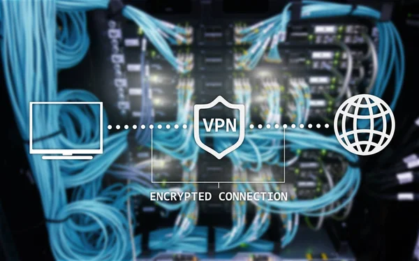 Virtual Private Network Vpn Data Encryption Substitute — Stock Photo, Image