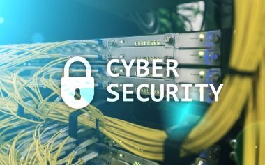 Siber güvenlik, veri koruma, bilgi gizliliği. Internet ve teknoloji kavramı.