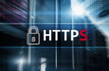 HTTPS, Secure data transfer protocol used on the World Wide Web. clipart
