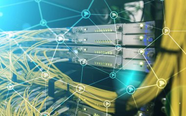 Modern sunucu Oda arka plan üzerinde yedekleme düğmesi. Veri kaybı önleme. Sistem kurtarma. Modern sunucu Oda arka plan üzerinde yedekleme düğmesi. Veri kaybı önleme. Sistem Kurtarma.