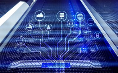 Çok, şeylerin, telekomünikasyon kavramı Internet.