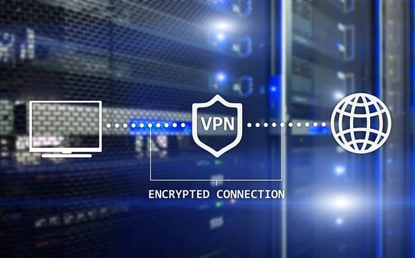 Virtueel Particulier Netwerk Vpn Gegevenscodering Plaatsvervanger — Stockfoto