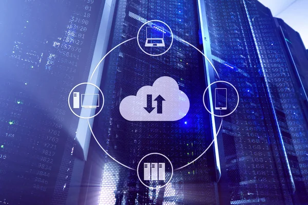 Data Integration Information Teknik Koncept Server Rum Bakgrund Data Integration — Stockfoto