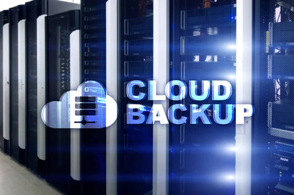 Backup Nuvem Prevenção Perda Dados Servidor Cyber Security Cloud Backup — Fotografia de Stock
