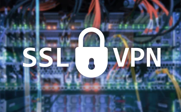 Ssl Vpn Virtuální Privátní Sítě Šifrované Spojení — Stock fotografie