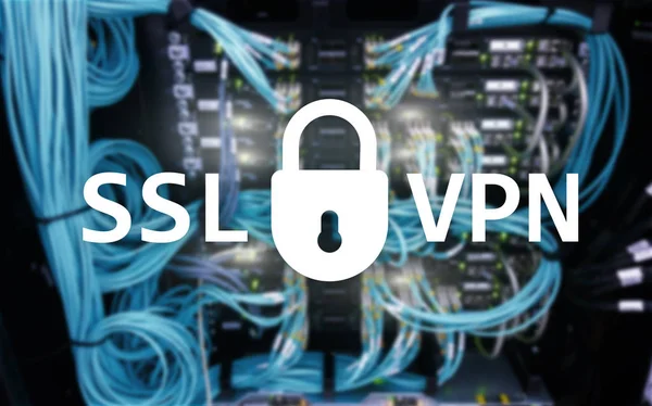 Ssl Vpn Virtuální Privátní Sítě Šifrované Spojení — Stock fotografie