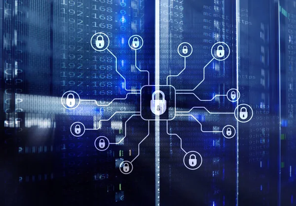 Ciberseguridad Protección Datos Privacidad Información Concepto Internet Tecnología —  Fotos de Stock