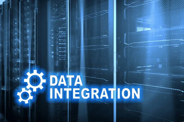 Integración Datos Concepto Tecnología Información Fondo Del Servidor —  Fotos de Stock