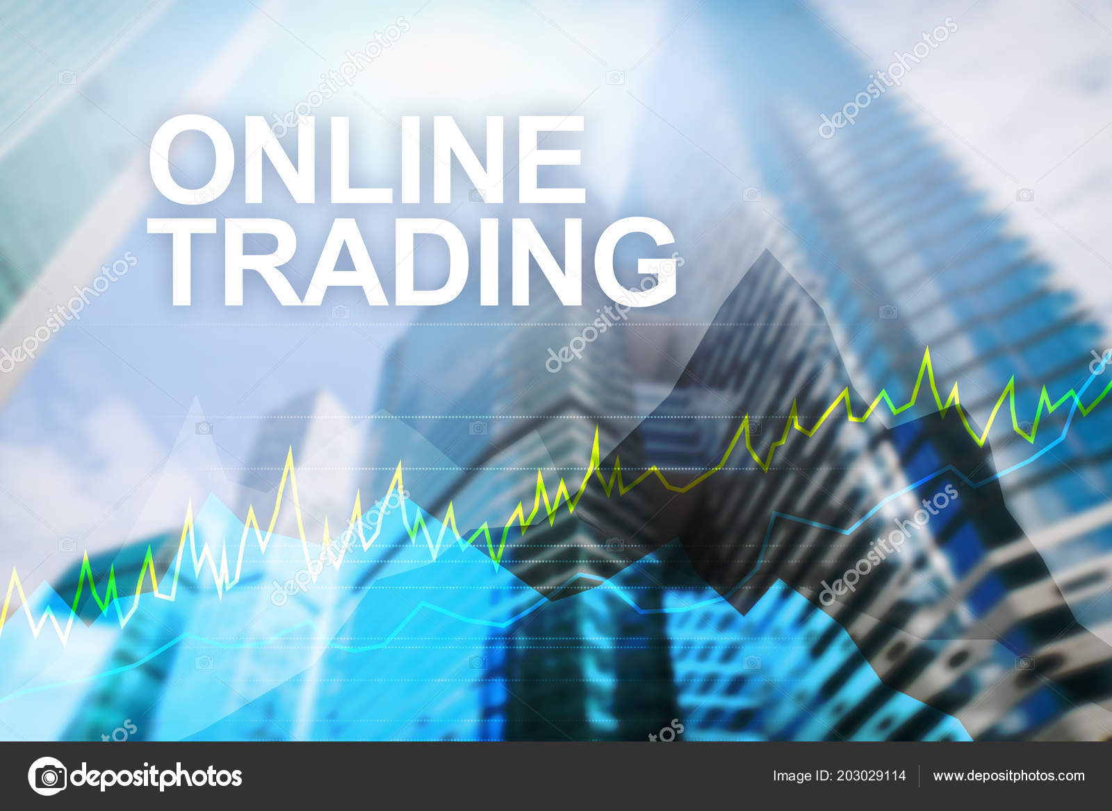 Online Trading Forex Investment Financial Market Concept Stock - 