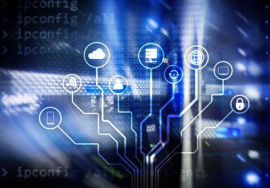 Çok, şeylerin, telekomünikasyon kavramı Internet.