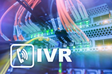 IVR Etkileşimli Ses Yanıtı İletişim Konsepti.