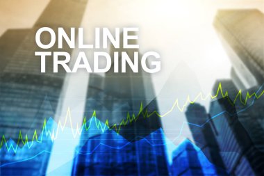 Online ticaret, Forex, yatırım ve finansal piyasa kavramı.