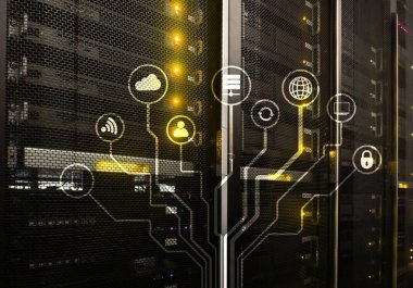 Çok, şeylerin, telekomünikasyon kavramı Internet.