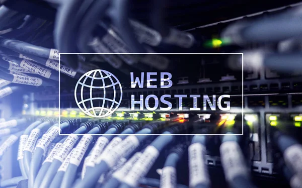 Web Hosting Providing Storage Space Access Websites — Stock Photo, Image