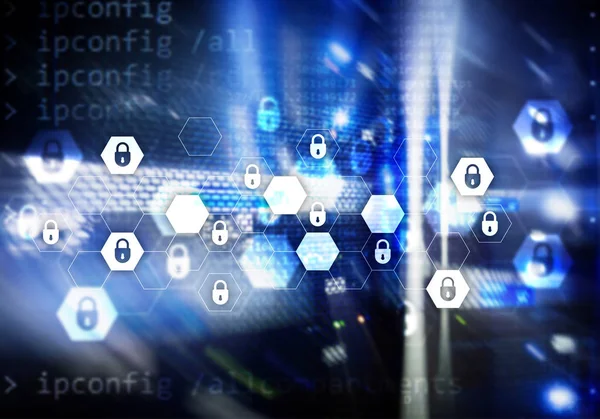 Siber güvenlik, veri koruma, bilgi gizliliği. Internet ve teknoloji kavramı.