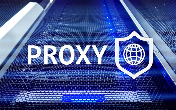 Proxy Kiszolgáló Vpn Virtuális Privát Hálózat Technológia Számítógépes Biztonság — Stock Fotó