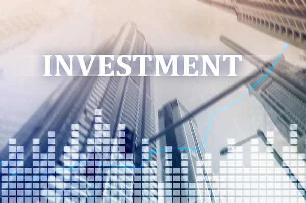 Investice Návratnost Investic Finančního Trhu Koncept — Stock fotografie