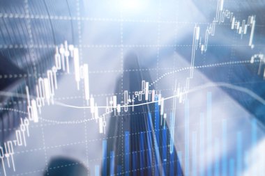 Eski ticaret, finans piyasası, iş merkezi geçmişi üzerine yatırım kavramı.