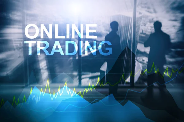 Online Trading Forex Investment Financial Market Concept — Stock Photo, Image