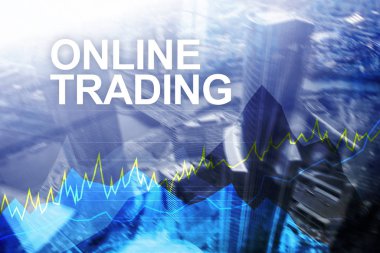 Online ticaret, Forex, yatırım ve finansal piyasa kavramı.