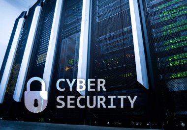 Siber güvenlik, veri koruma, bilgi gizliliği. Internet ve teknoloji kavramı.