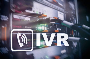 IVR Etkileşimli Ses Yanıtı İletişim Konsepti.