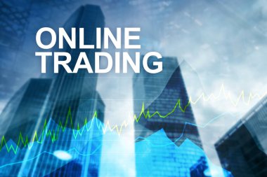 Online ticaret, Forex, yatırım ve finansal piyasa kavramı.