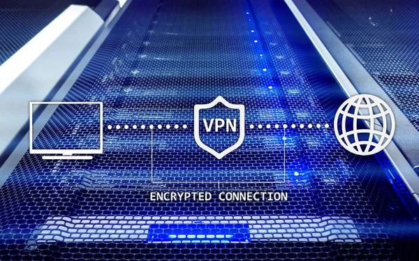 Virtueel Particulier Netwerk Vpn Gegevenscodering Plaatsvervanger — Stockfoto