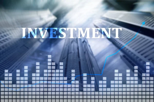 Investment Roi Financial Market Concept — Stock Photo, Image