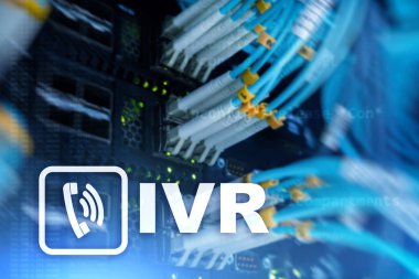 IVR Etkileşimli Ses Yanıtı İletişim Konsepti.