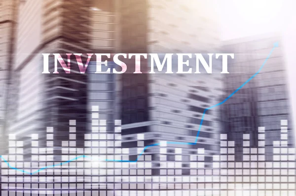 Investimenti Roi Concetto Mercato Finanziario — Foto Stock